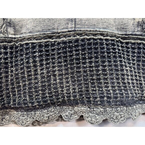 Urban Tribe Womens Textured Button-Up Jacket M Intricate Detailing & Scalloped - Picture 12 of 15